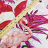 Flamingo Flock 100% cotton Bring a Tropical Touch to Your Clothing Projects Vibrant and Versatile Material for Quilting, Crafts, and More!